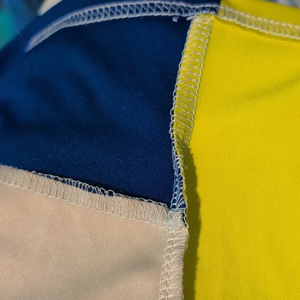 Women's Color block Swim Skirt‎ Coverup